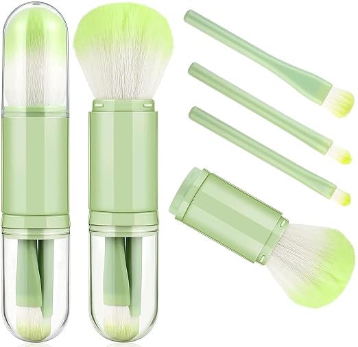 4 In 1 Makeup Brush Set Professional With Protected Case