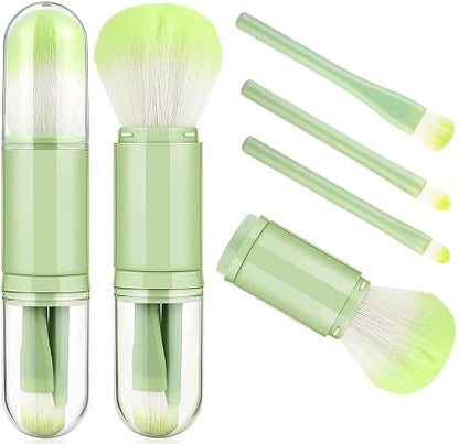 4 In 1 Makeup Brush Set Professional With Protected Case