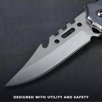 Stainless Steel Utility Knife with Wooden Handle