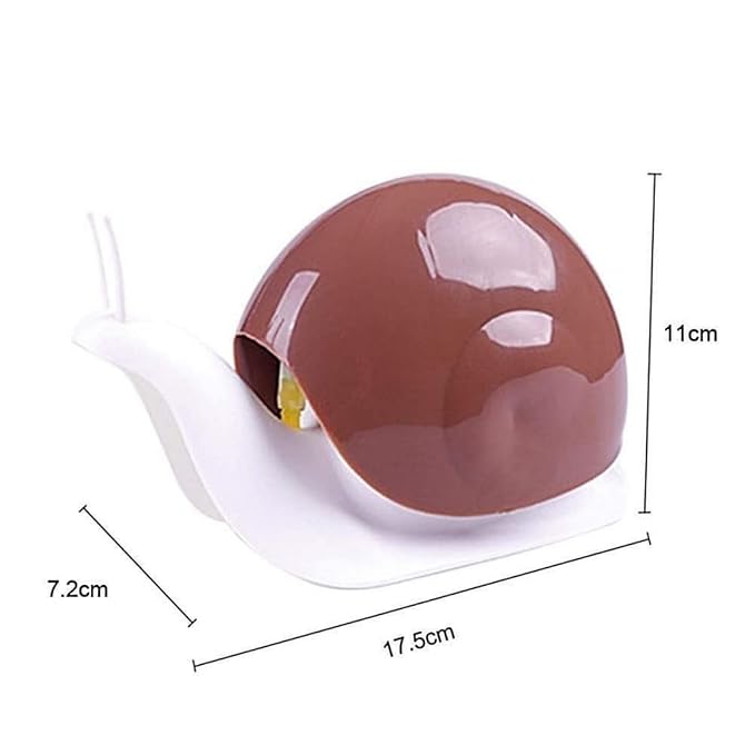 Snail-Shaped Liquid Soap Dispenser Brown and White and black ( Assorted )