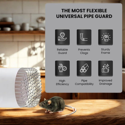 Rust-Resistant Stainless Steel Anti-Rat Wire Drain Strainer
