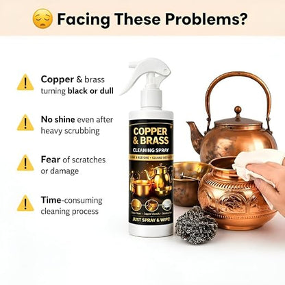 Copper & Brass Cleaning Spray pack of 2