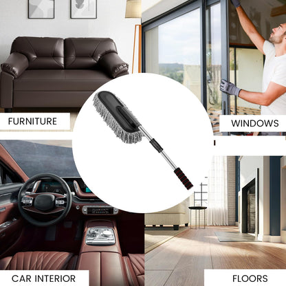 Microfiber Car Duster Brush with Extendable Handle - CL-HI-1950