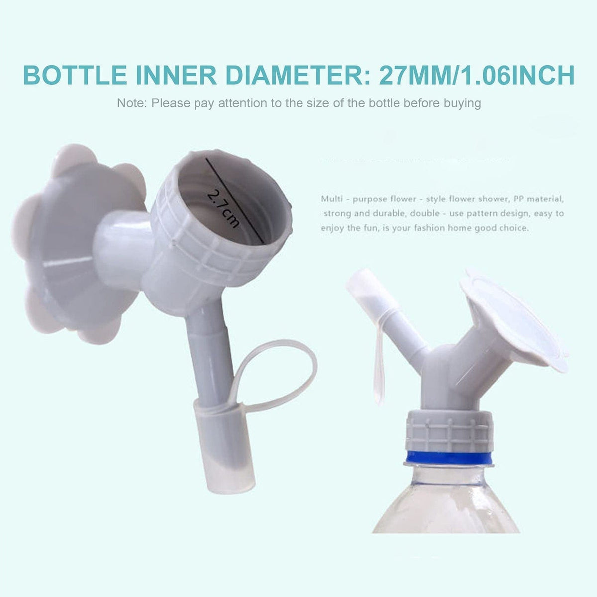 2 in 1 Bottle Cap Sprinkler